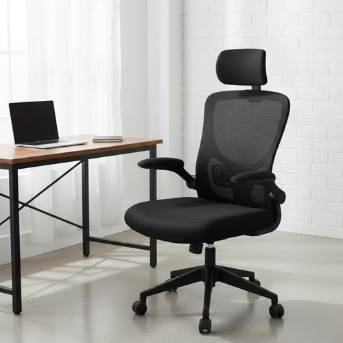 High back ergonomic mesh - high,