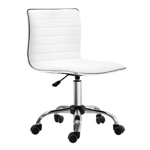 Homcom armless mid - homcom, swivel
