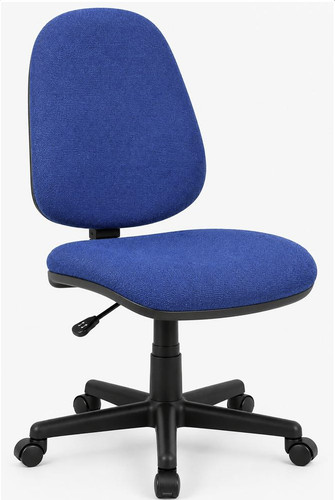 Blue fabric operator office - blue,