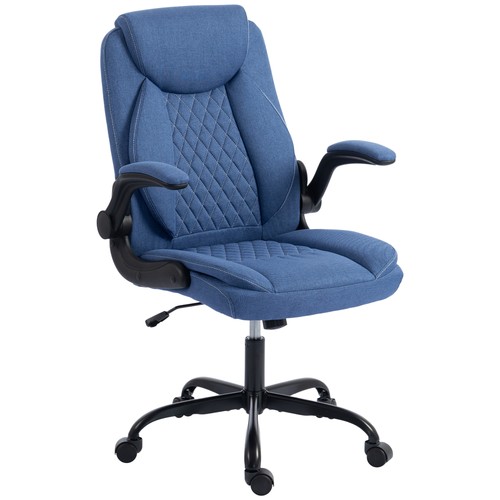 Homcom linen look computer - homcom,
