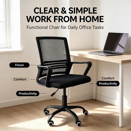 Swivel mesh ergonomic home - mesh,