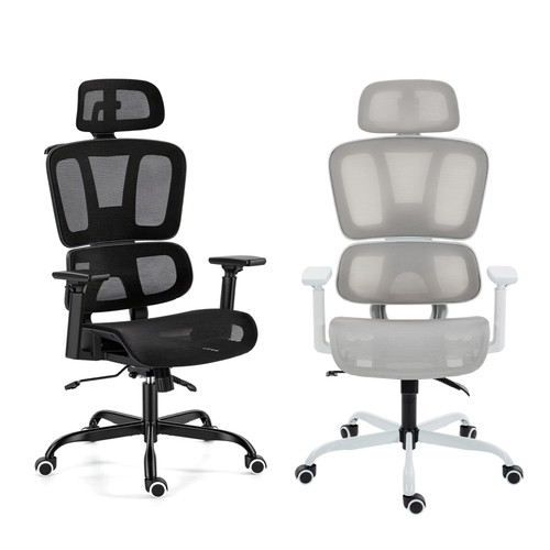 Ergonomic mesh back desk chair - back,