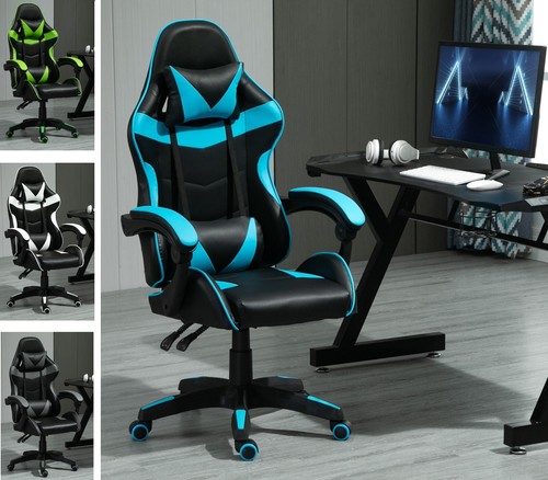 Swivel gaming chair faux - chair,