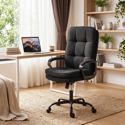 Homcom fabric office chair - office,