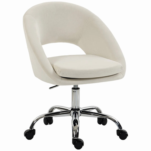 Homcom velvet desk - desk, chair