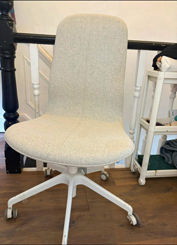 Grey fabric swivel operator - fabric,