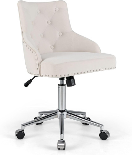 Velvet office chair - velvet,