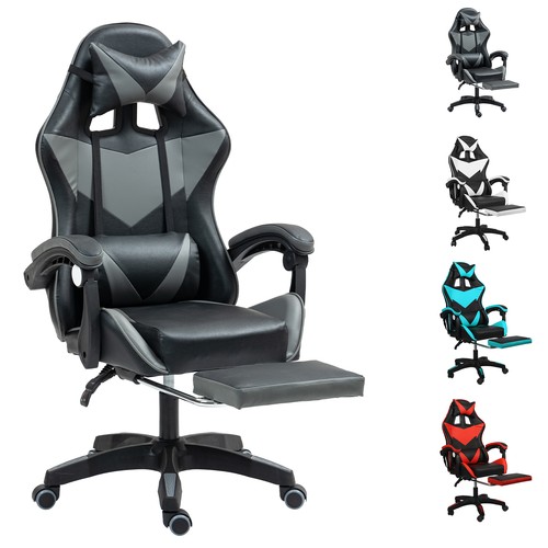 Gaming massage chair - gaming, footrest