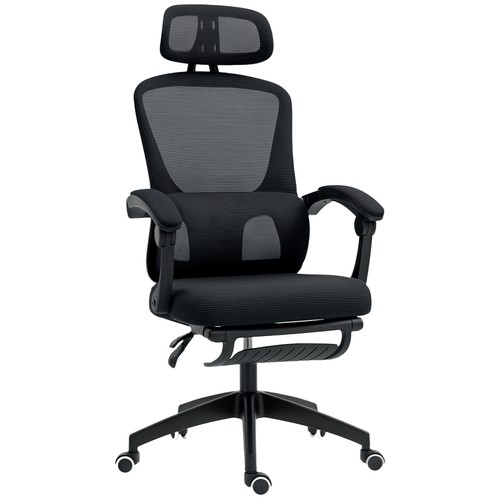 Homcom mesh ergonomic office - mesh,