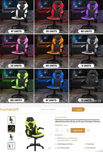 Flash furniture x10 - flash, adjustable