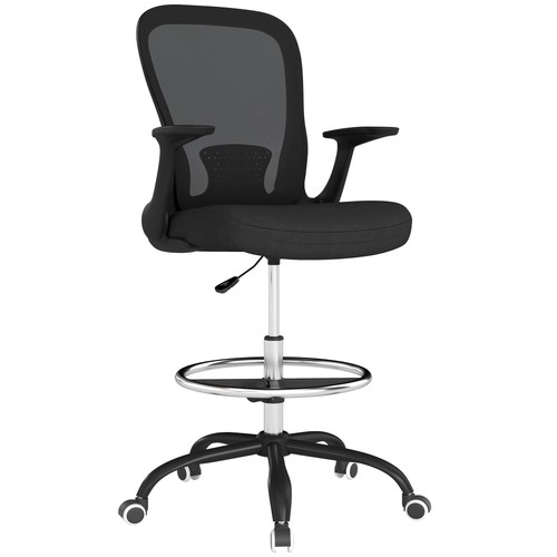 Homcom mesh draughtsman chair - homcom,